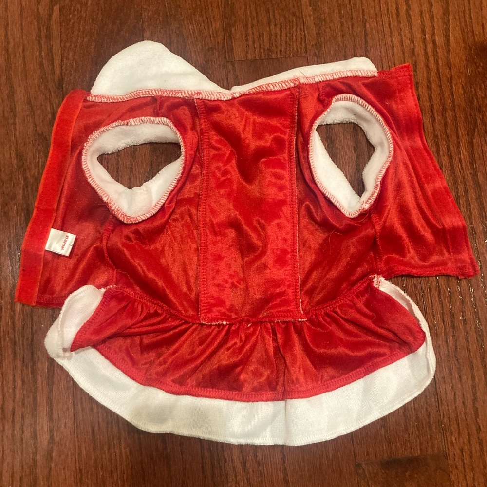 Pet Mrs Claus Costume sz L - Picture 4 of 8